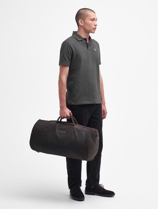 Barbour wax holdall olive hotsell