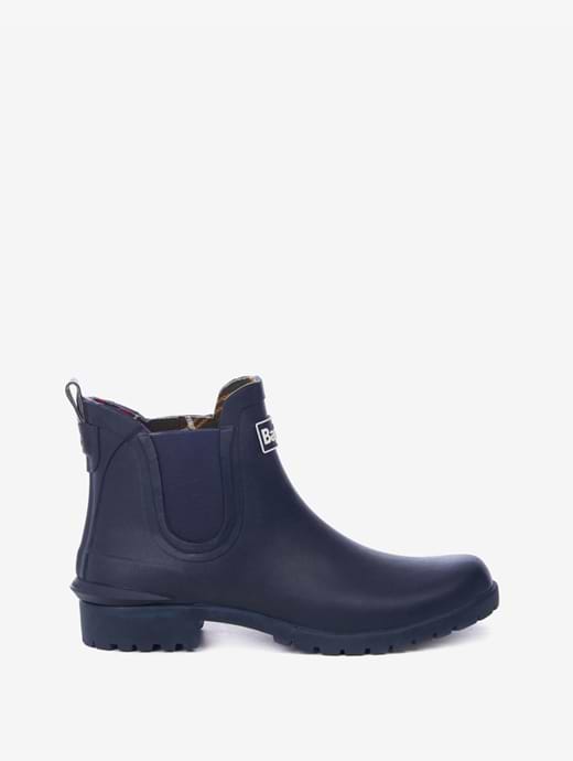 Barbour Wilton Chelsea Wellingtons Navy Griggs