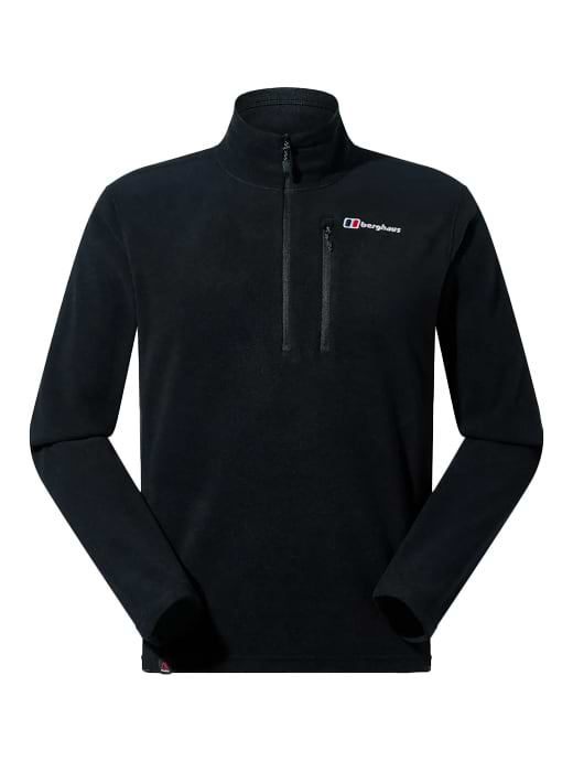 Berghaus Men s Prism Micro Polartec Half Zip Fleece Jet Black Griggs
