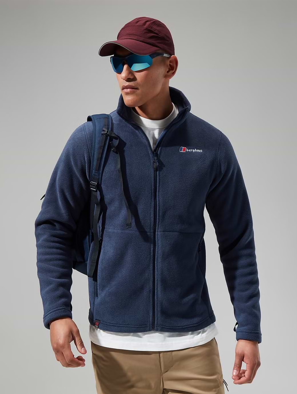 Berghaus Men s Prism Polartec Interactive Fleece Jacket Dark Blue