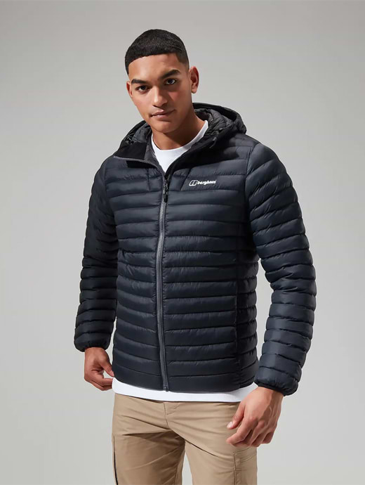 Berghaus mens stronsay hydroshell hydroloft insulated jacket black top