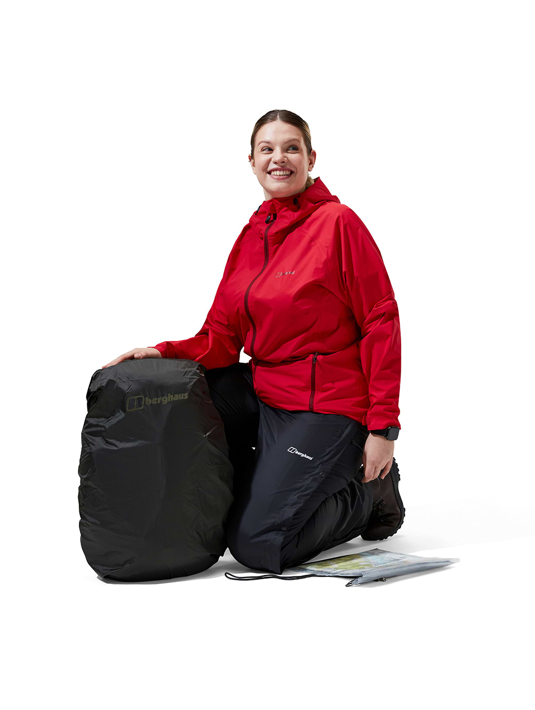Berghaus Women s Deluge 2.0 Overtrousers Long Leg Black