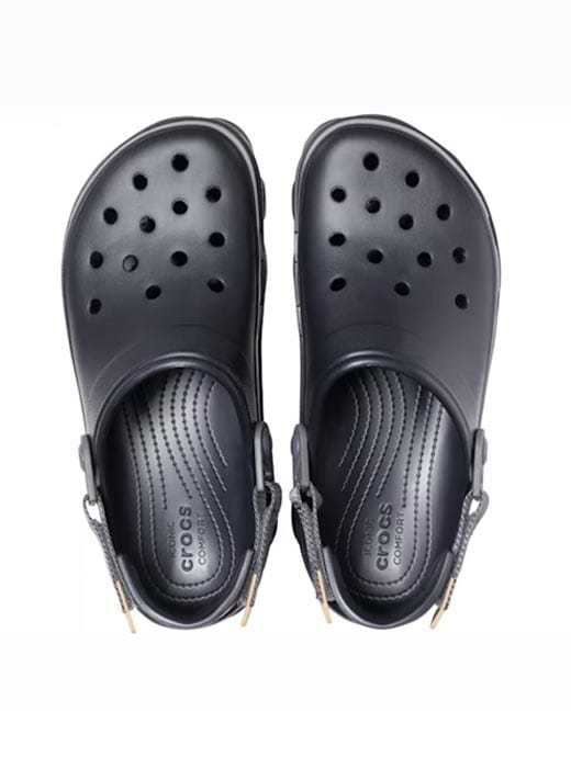 Crocs all black discount