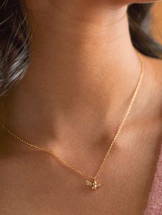Bee necklace next shop