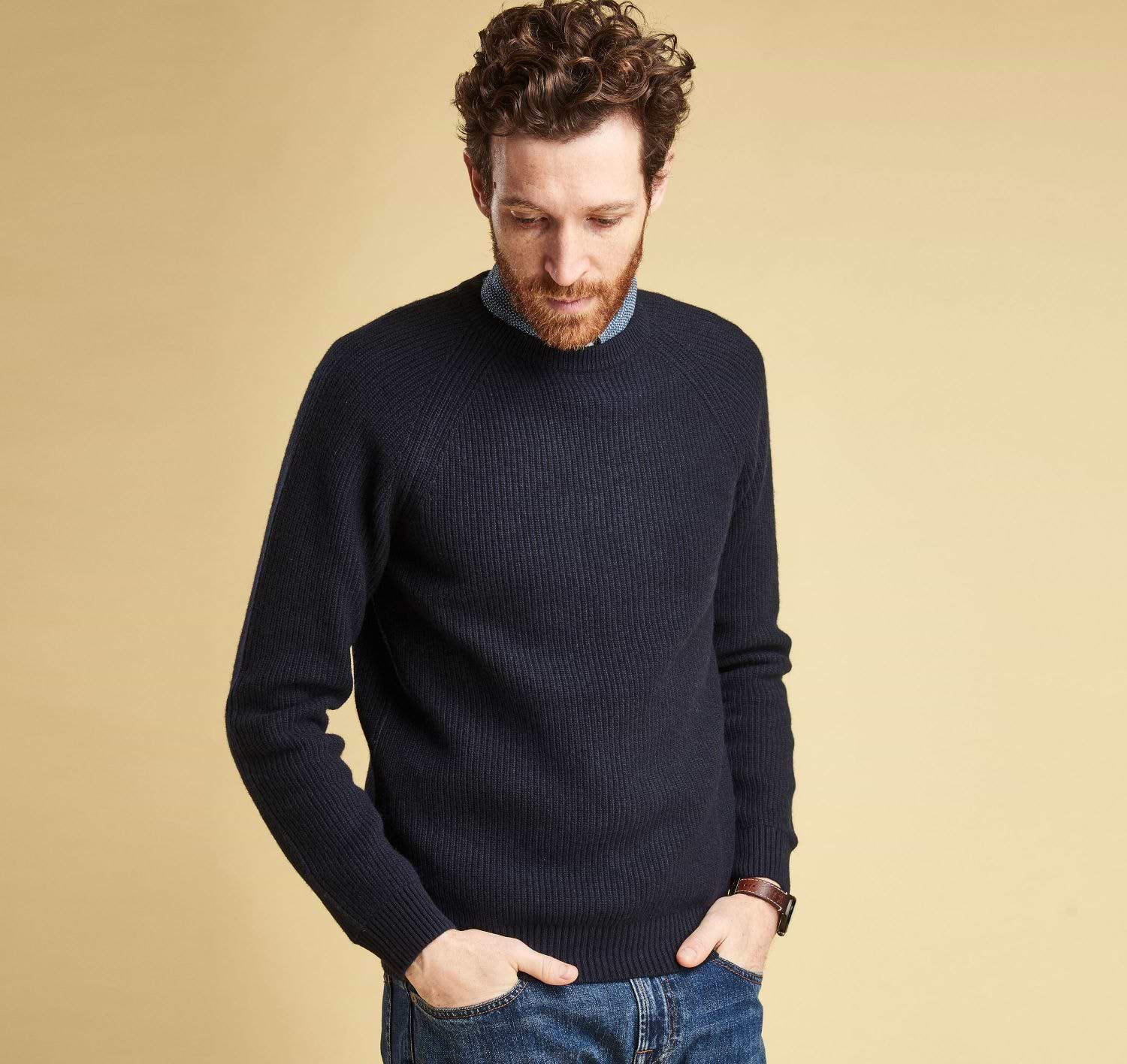 Barbour manor crew neck sweater outlet