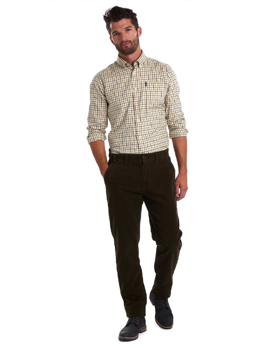 Barbour cord trousers top