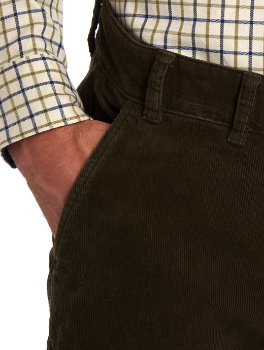 Barbour Neuston Stretch Cords Dark Olive Griggs