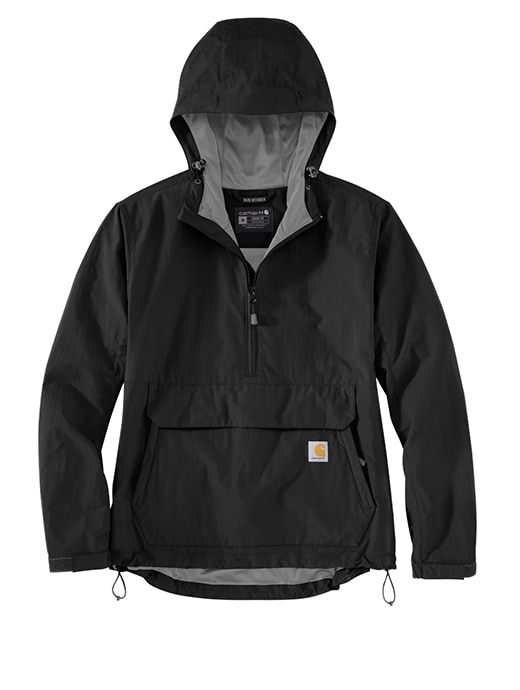Carhartt Rain Defender Loose Fit Lightweight Packable Anorak Black