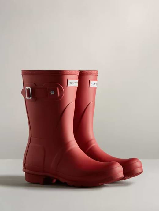 Hunter Women s Original Short Boot Military Red Griggs Agri