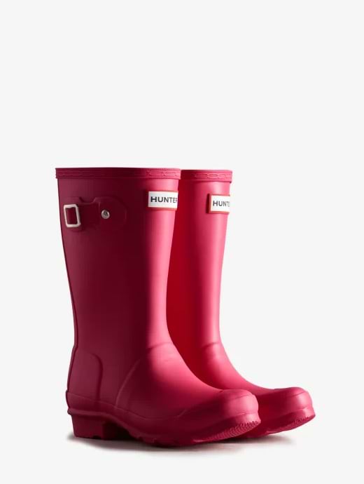 Hunter Big Kids Original Wellington Boots Navy Griggs Equestrian