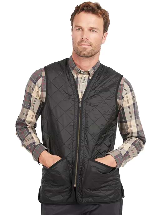 Barbour zip in liner mens sales