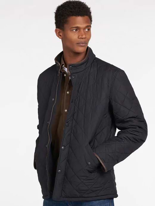 Barbour quilted jacket navy discount