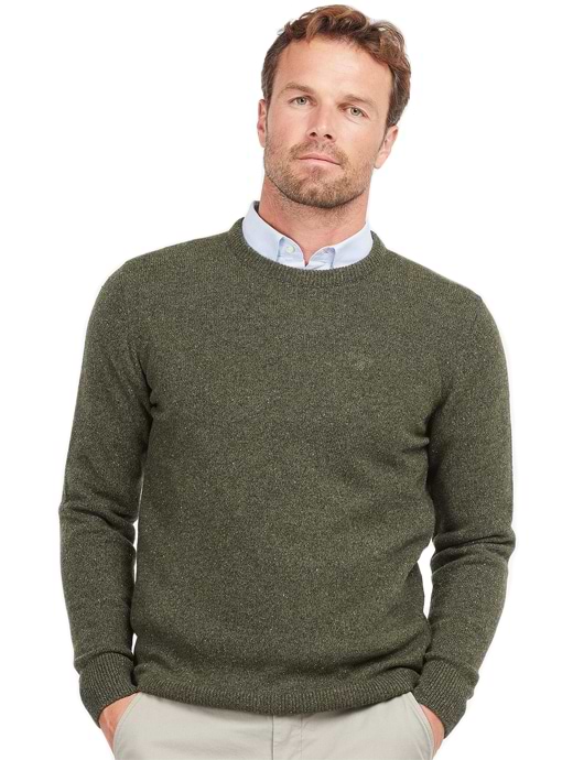 Barbour Men s Tisbury Crew Neck Jumper Navy