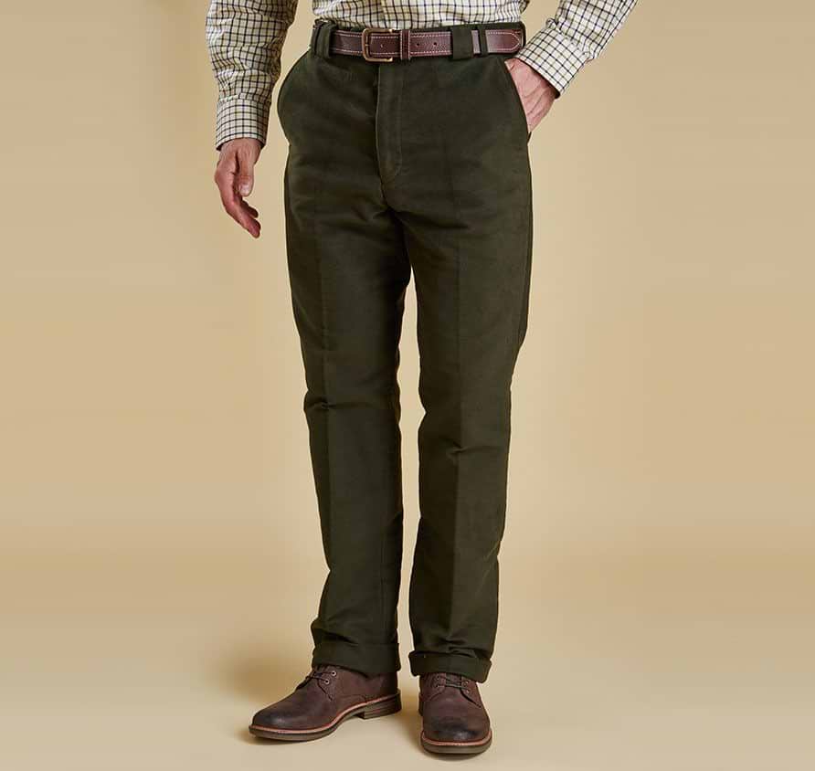 Barbour moleskin trousers discount