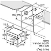 מבצעים - תנור אפייה משולב מיקרוגל שחור בוש Bosch CMG633BB1