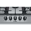 כיריים גז בוש 5 להבות Bosch PCQ7A5B90Y נירוסטה עם מבער טורבו