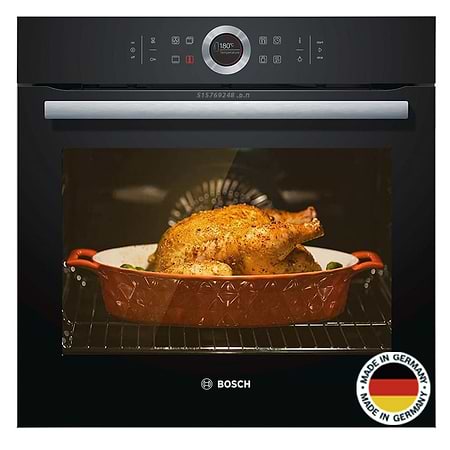 תנור בנוי שחור בוש Bosch HBG634BB1 | תוצרת גרמניה