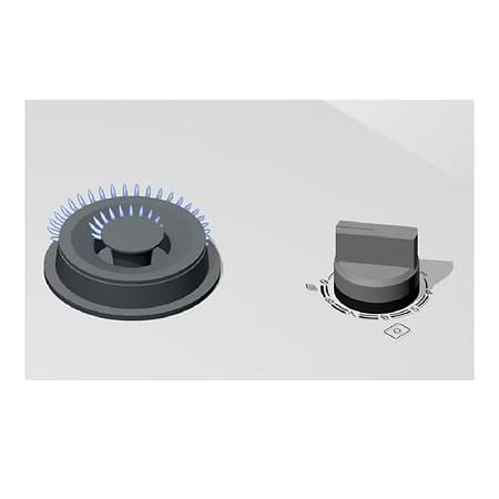 כיריים גז בוש 5 להבות Bosch PCQ7A5B90Y נירוסטה עם מבער טורבו
