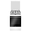 ‏תנור משולב כיריים צר Sauter ELEGANT 3650W סאוטר לבן - 1850₪