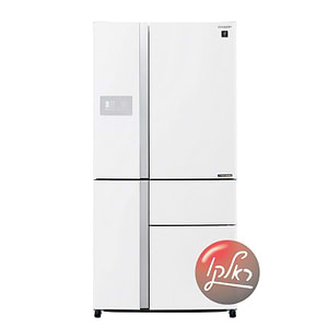 מקרר ‏‏668 ‏ליטר Sharp SJ9732WH שארפ 5 דלתות זכוכית לבנה | ראלקו