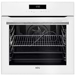 ‏‏‏תנור בילד אין AEG פירוליטי דגם BPE264232W מסדרת FRAME גימור לבן 71 ליטר תוצרת גרמניה יבואן רשמי מיני ליין