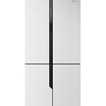מקרר 4 דלתות הייסנס Hisense RQ56WC4S/WG זכוכית לבנה 427 ליטר
