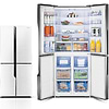 מוצרי חשמל - מקרר 4 דלתות הייסנס Hisense RQ56WC4S/WG זכוכית לבנה 427 ליטר