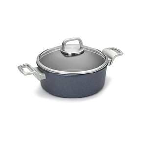 קסרול עגול 28 עם מכסה דגם DiamondLite Pro מבית Woll