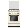 תנור משולב בעיצוב רטרו יוקרתי Sauter RUSTIC 7000C סאוטר בצבע קרם