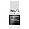 ‏תנור משולב כיריים צר Sauter ELEGANT 3650W סאוטר לבן