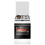 ‏תנור משולב כיריים צר Sauter ELEGANT 3650W סאוטר לבן