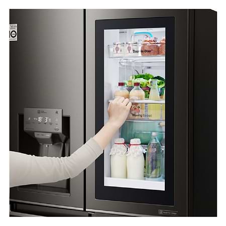 מק״ט מוצר  - מקרר ‏מקפיא תחתון LG GRX710INS ‏571 ‏ליטר