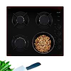 ‏כיריים גז Sauter SHG8500B סאוטר זכוכית שחורה | תוצרת צרפת