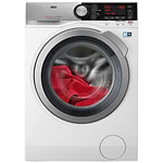 מכונת כביסה 9 ‏ק”ג משולבת מייבש‏ AEG LWX7E9612BM ‏פתח קידמי
