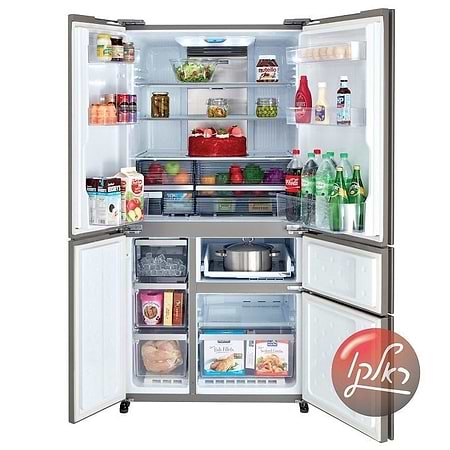 מוצרי חשמל - מקרר ‏‏668 ‏ליטר Sharp SJ9732WH שארפ 5 דלתות זכוכית לבנה | ראלקו