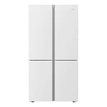 מקרר 580 ‏ליטר Beko GN1406222GW ‏מקפיא תחתון 4 דלתות בקו | זכוכית לבנה