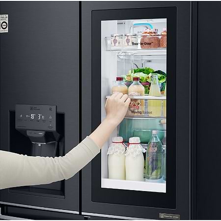 מקרר 4 דלתות - מקרר ‏4 דלתות LG GRX910INS ‏716 ‏ליטר