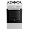 ‏תנור משולב כיריים צר Beko FSE52010DW בקו - 1456₪