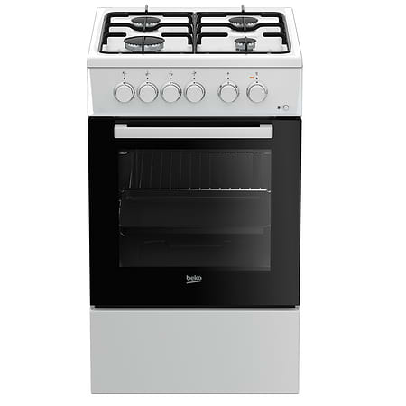 ‏תנור משולב כיריים צר Beko FSE52010DW בקו - 1456₪