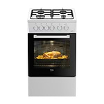 ‏תנור משולב כיריים צר Beko FSE52010DW בקו