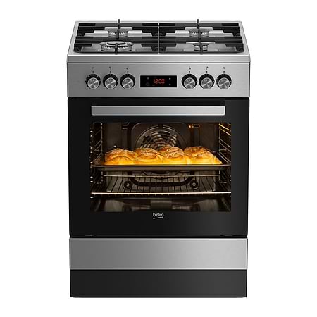 ‏תנור משולב כיריים Beko FSM61330DXDSL בקו