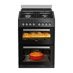‏תנור משולב כיריים דו תאי Beko KFDM62120DBDSL בקו