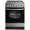 ‏תנור משולב כיריים Zanussi ZCK67201X זנוסי
