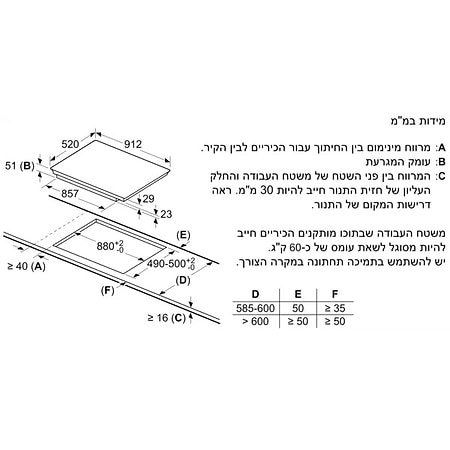 מק״ט מוצר  - ‏כיריים אינדוקציה 90 ס”מ Siemens EX975LVV1E סימנס