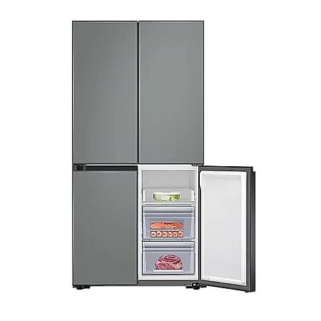 מקרר 585 ליטר Samsung RF70T9113GR BESPOKE סמסונג 4 דלתות מקפיא תחתון - 13003₪