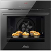 תנור סאוטר בילד אין פירוליטי דגם CUISINE 7600B גימור שחור Sauter CHEF EDITION