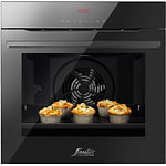 תנור סאוטר בילד אין פירוליטי דגם CUISINE 7600B גימור שחור Sauter CHEF EDITION