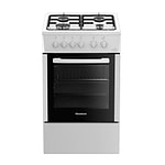 תנור משולב כיריים צר Blomberg HGS9020W בלומברג