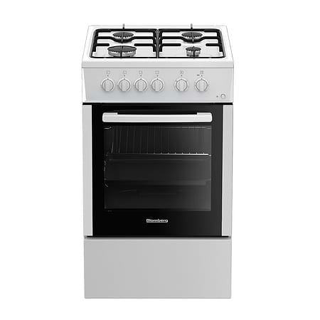 תנור משולב כיריים צר Blomberg HGS9020W בלומברג