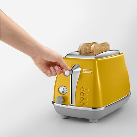 טוסטרים - מצנם DeLonghi CTOC2103.Y צהוב